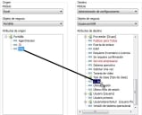 Asigne elementos arrastrándolos desde su Origen al Destino